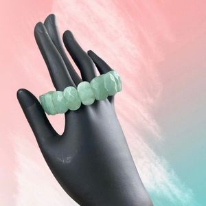 Aventurine Crystal Bracelet, Natural Aventurine Rectangle Shape Bracelet